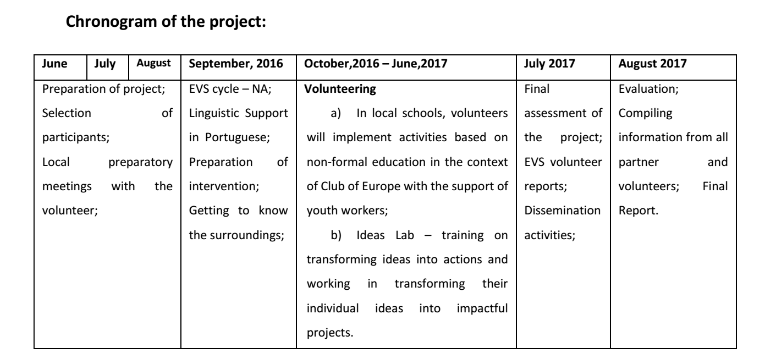 actividades voluntariado europeo portugal