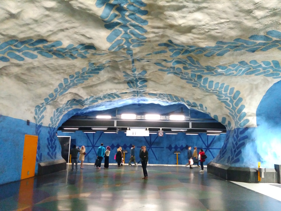 Estacion de metro de Estocolmo