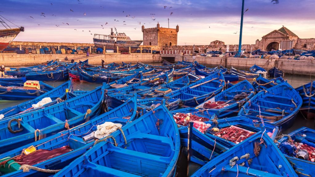 Puerto de Esauira, Marruecos