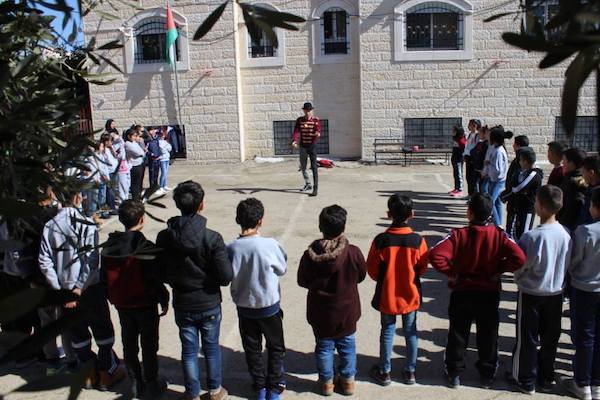 Ser voluntario en Palestina educación
