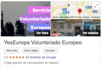 YesEuropa opiniones google